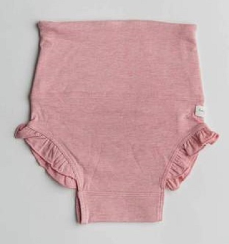 GIRLS BLOOMER HEATHER PINK 3-6M