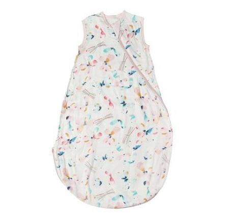 MUSLIN SLEEP BAG BUTTERFLY 3-12M