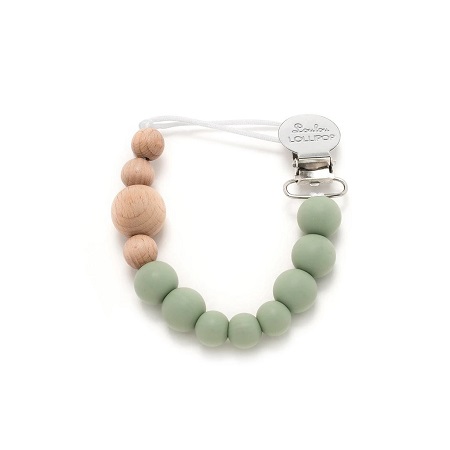 Pacifier Clip Sage Green