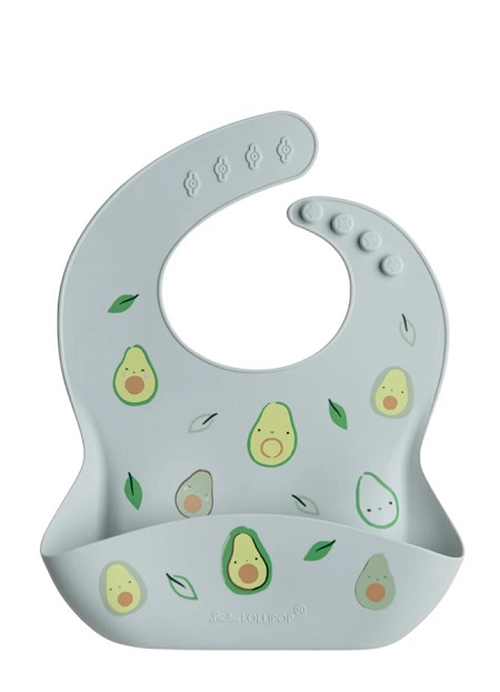 Silicone Bib Avocado