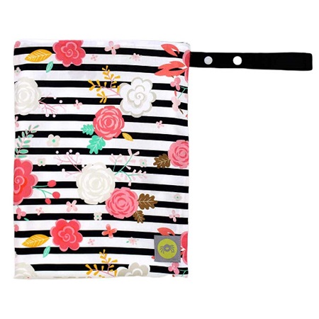 Medium Wet Bag Floral Stripe