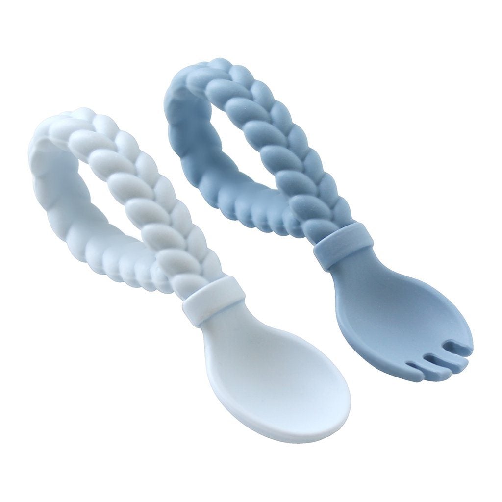 FORK/SPOON SET BLUE