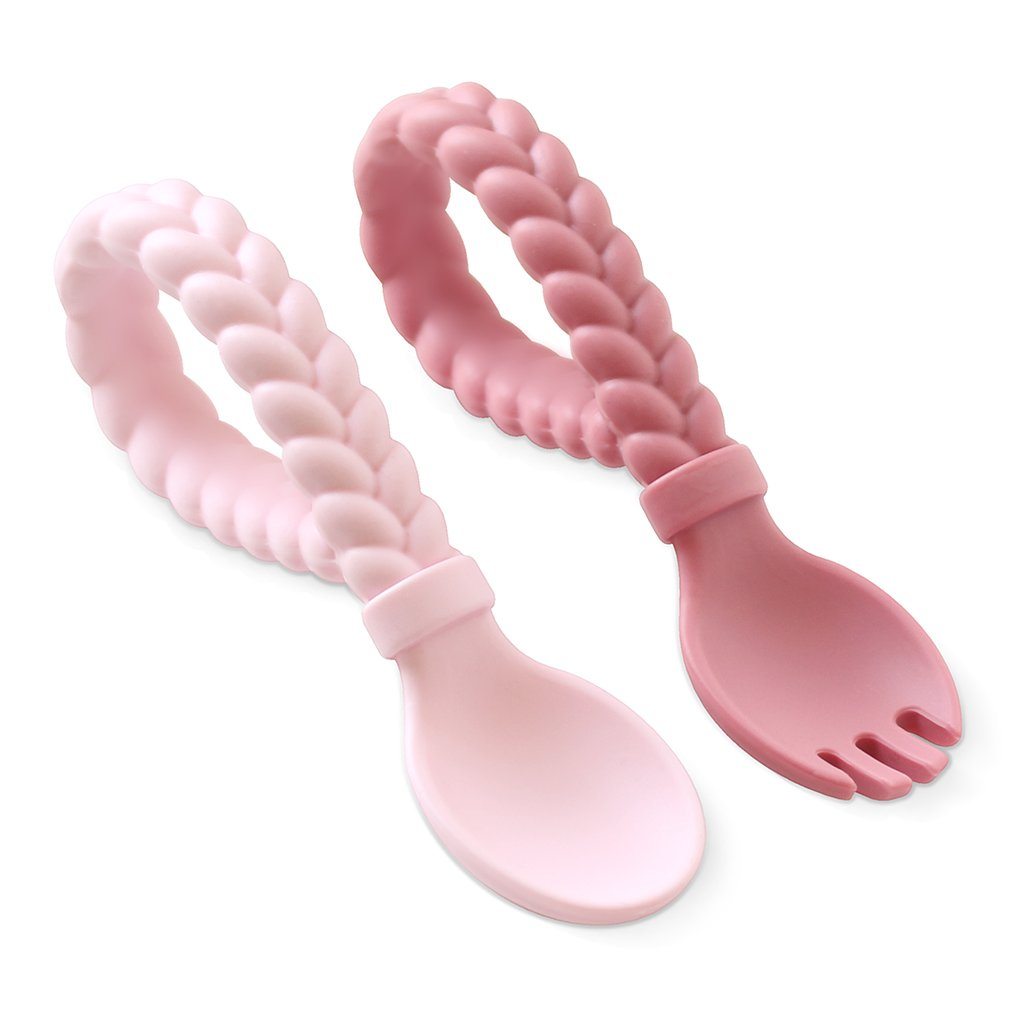 FORK/SPOON SET PINK