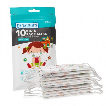 10PC GIRL KID MASK 6-12YO