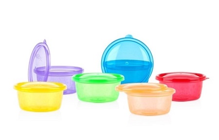 Nuby 6pk Wash Toss Bowls