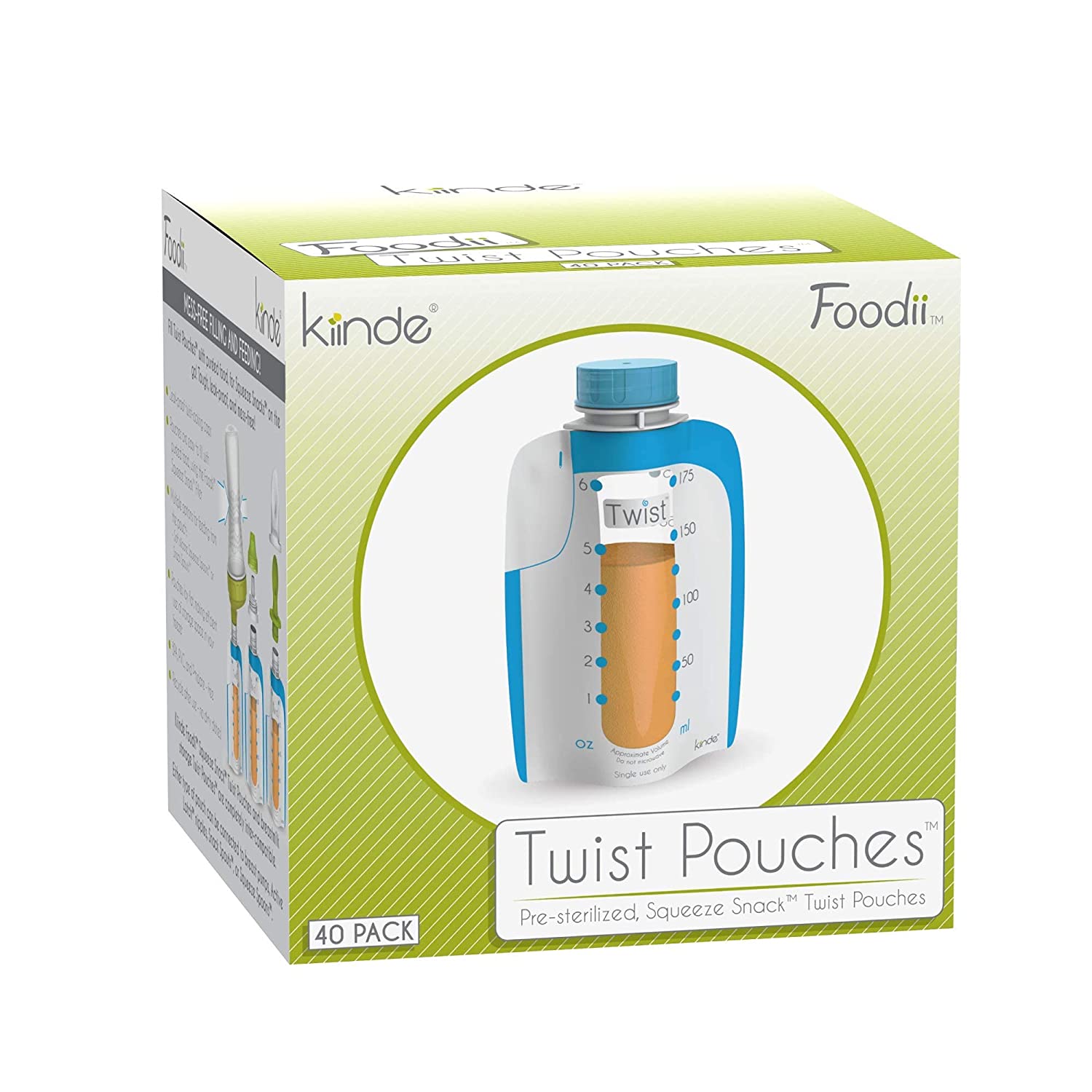 Kiinde Foodii Pouches 40pk