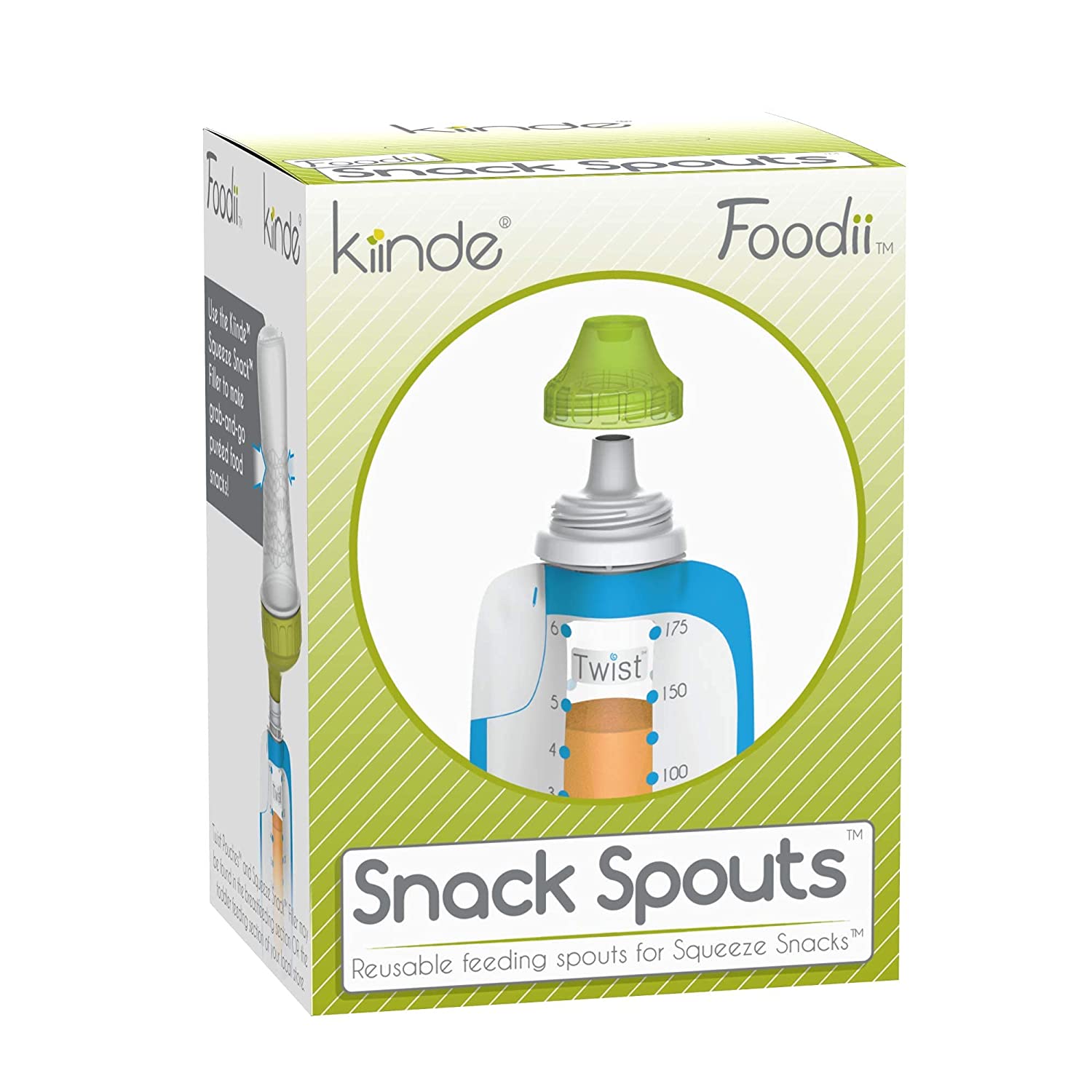 Kiinde Foodii Snack Spout 2pk