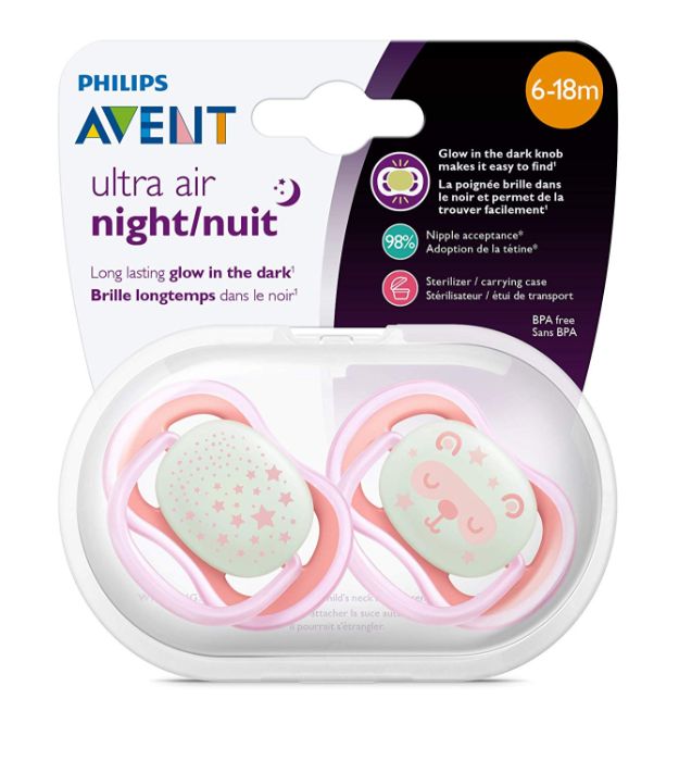 Ultra Air Night Pacifier 6-18m