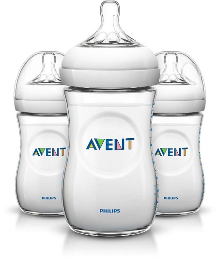 Avent Natural 3pk 9oz Clear