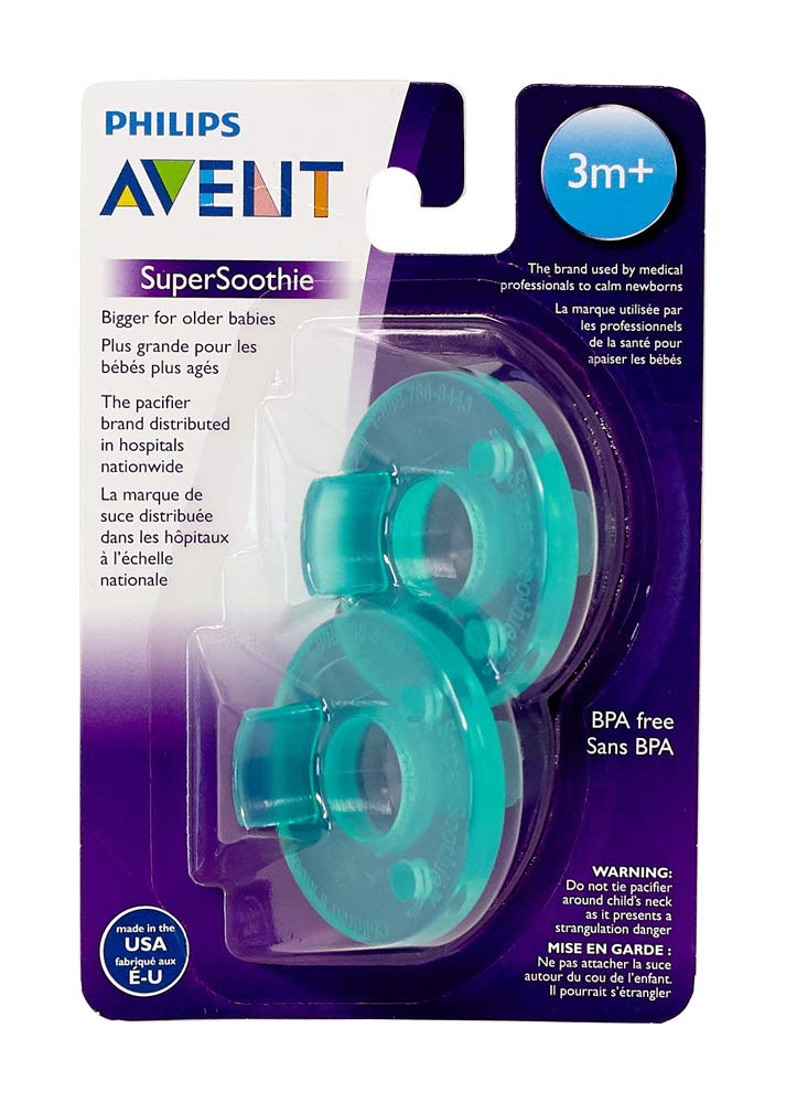 Avent 2pk Soothie 3m+ Green