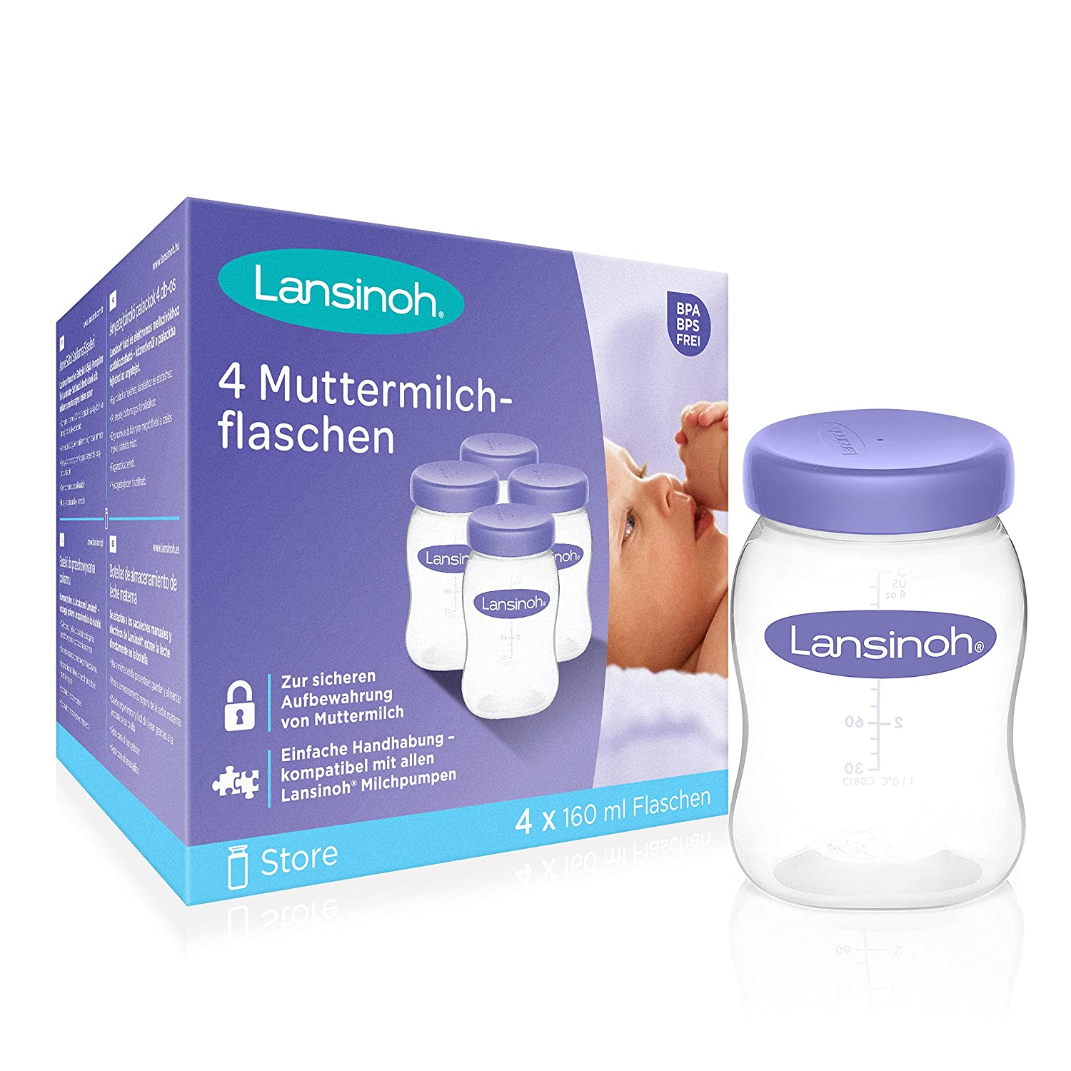 Breastmilk Storage Bottles 4pk