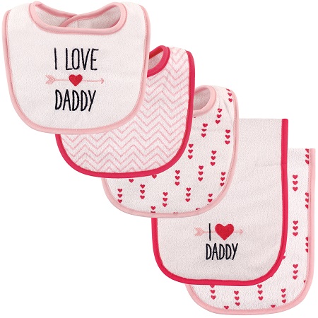 Bib & Burp Cloth Set 5pc-G Daddy