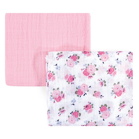 Muslin Blanket 2pk  Floral