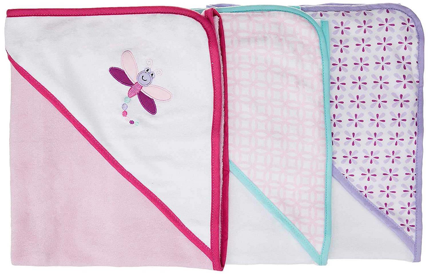 Hooded Towel 3Pk  Dragonfly