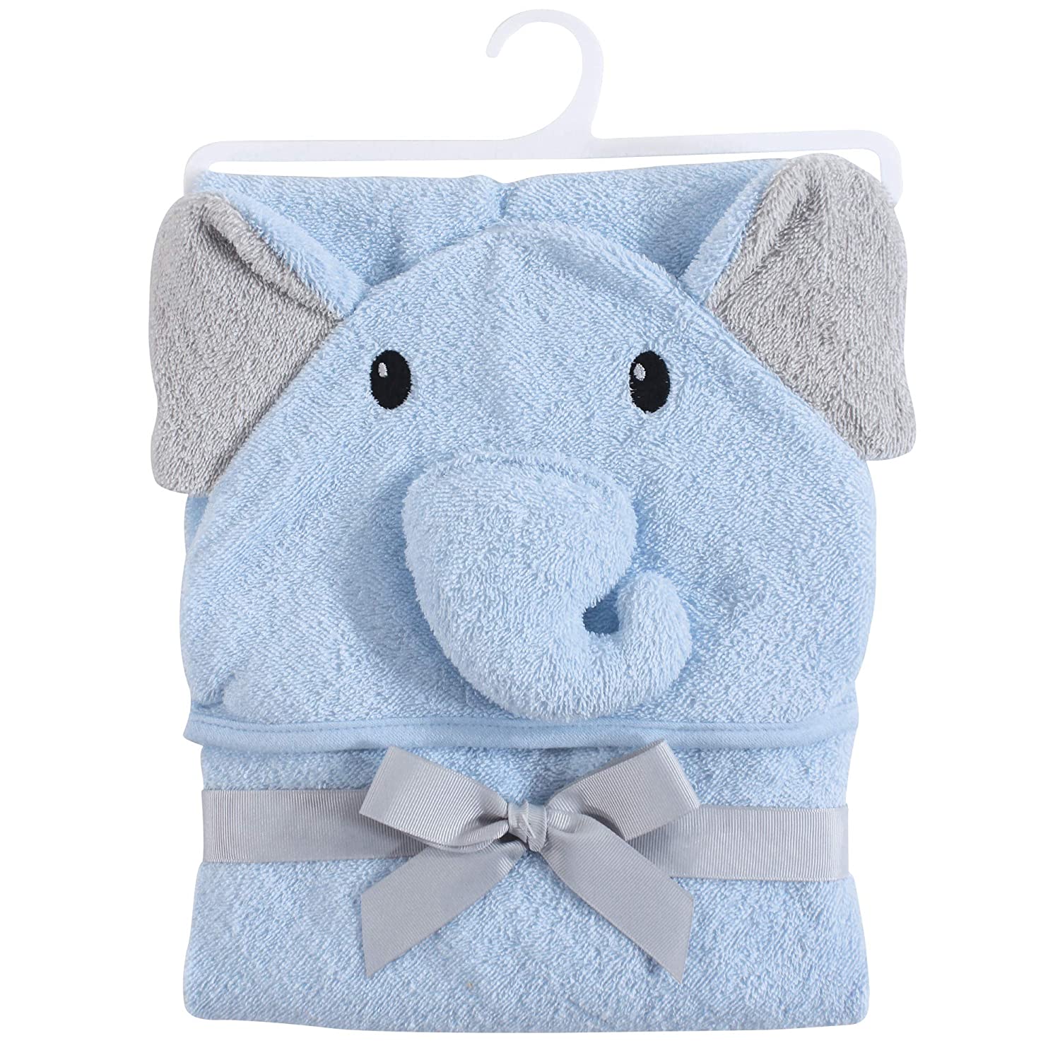 Hooded Towel  Blue Elephant
