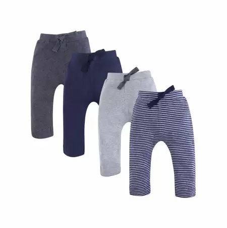 Organic Harem Pants 4pk 0-3M