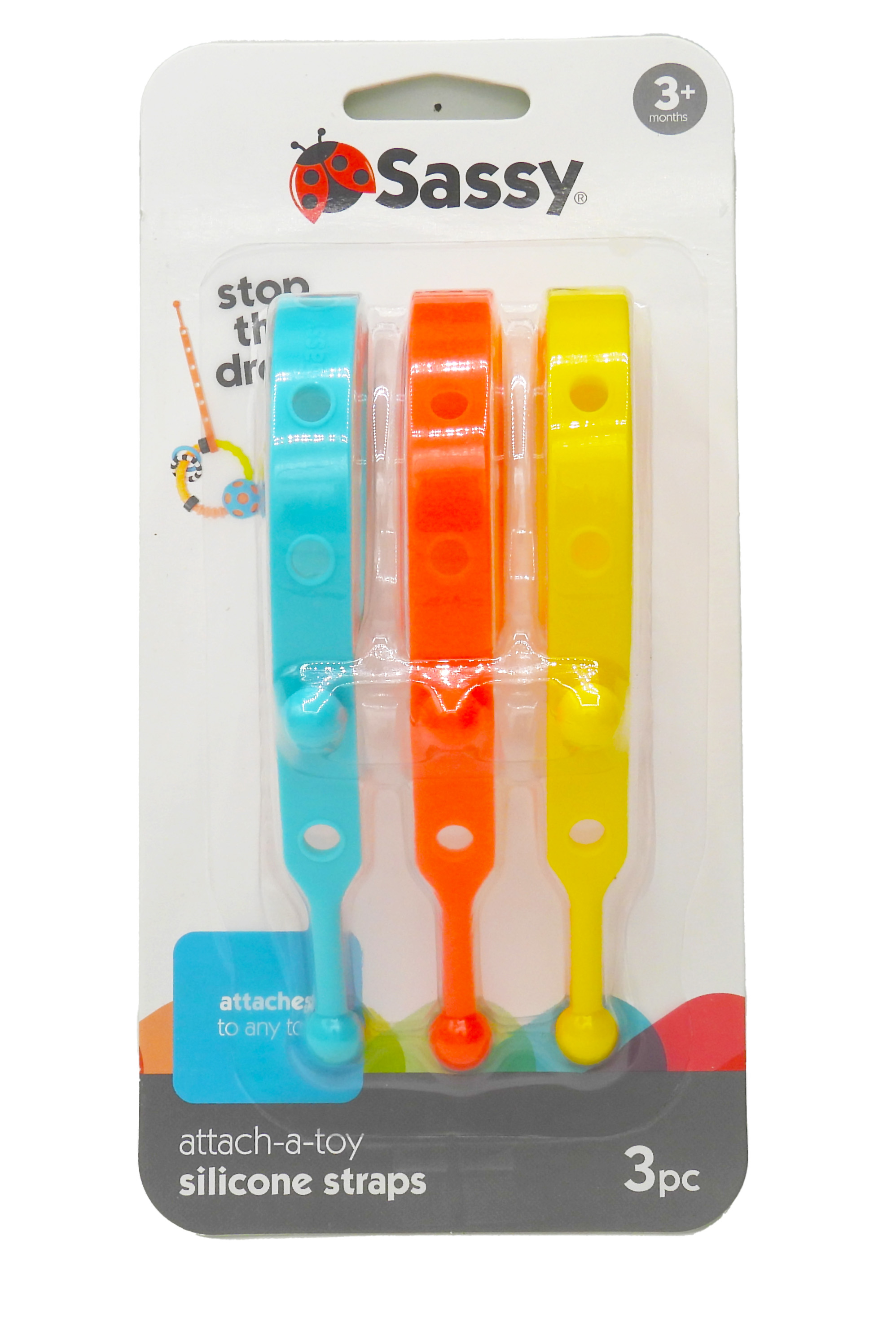 Attach-A-Toy Strap 3pc