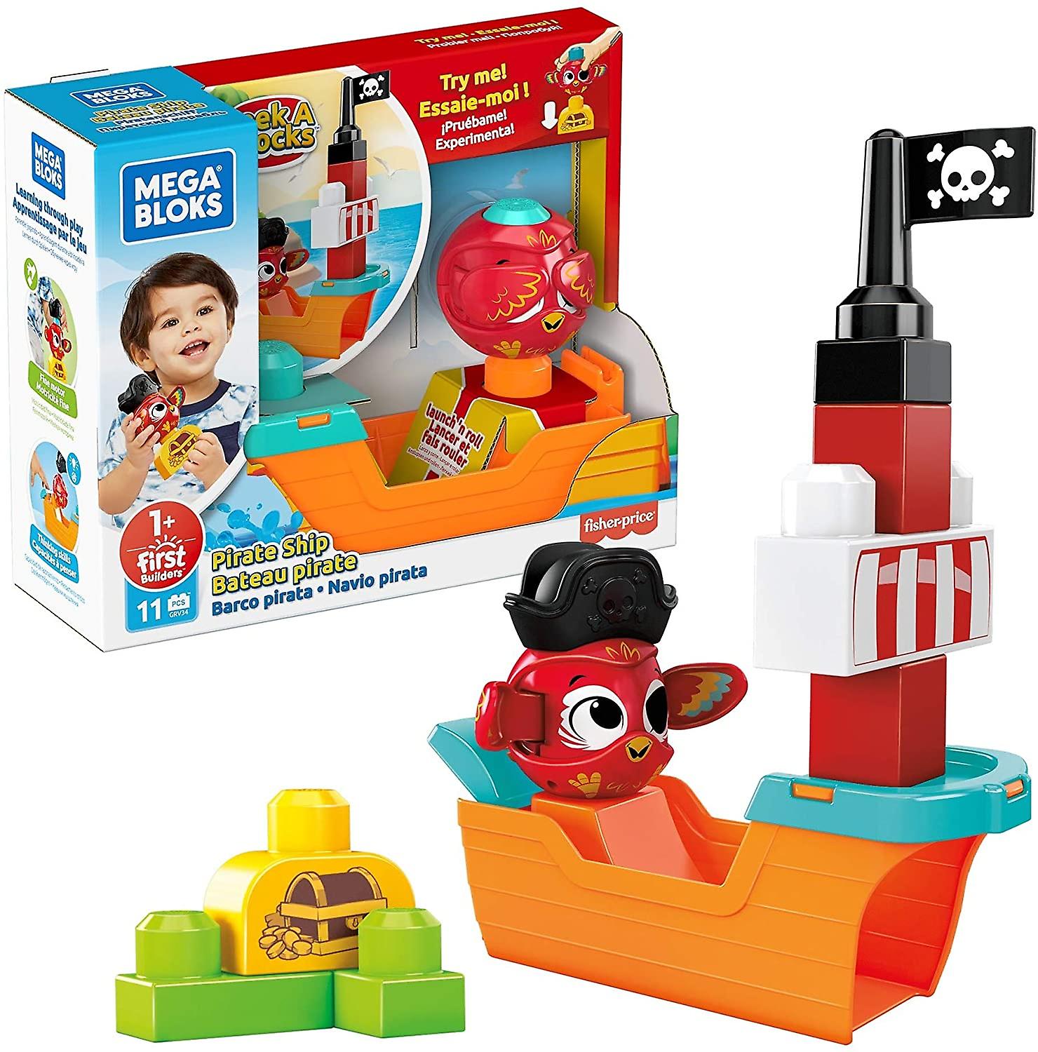 PEEK A BLOCKS PIRATE SHIP