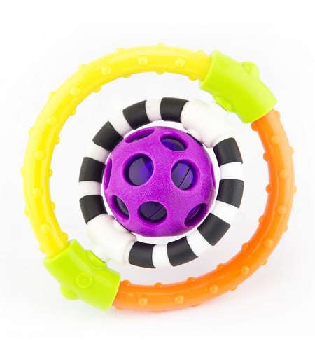 Spin & Chew Flex Ring Rattle