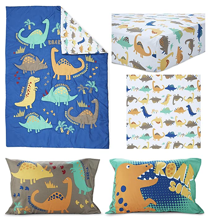 4pc Toddler Bedding Dino