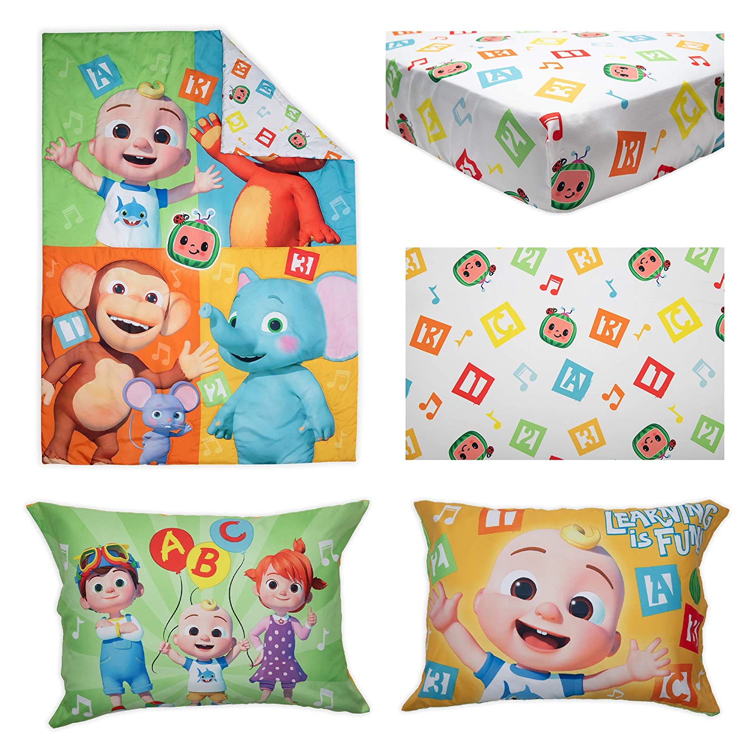 4 Pc Toddler Bedding Set