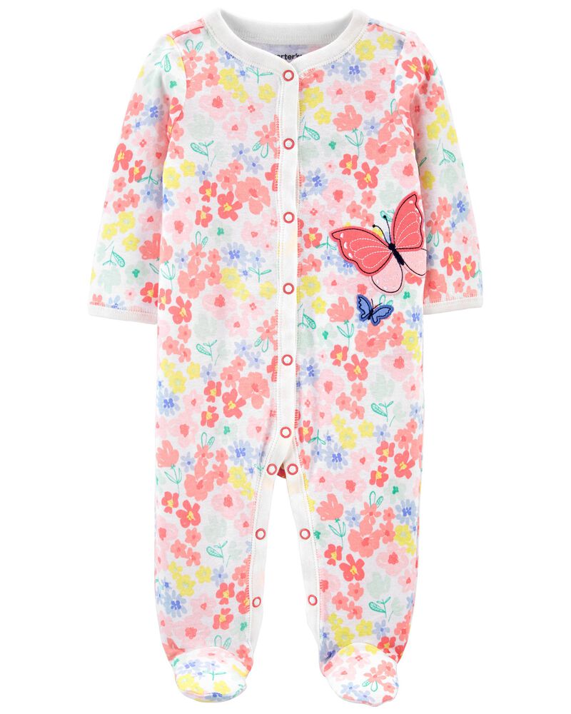 BUTTERFLY SNAP UP SLEEPER