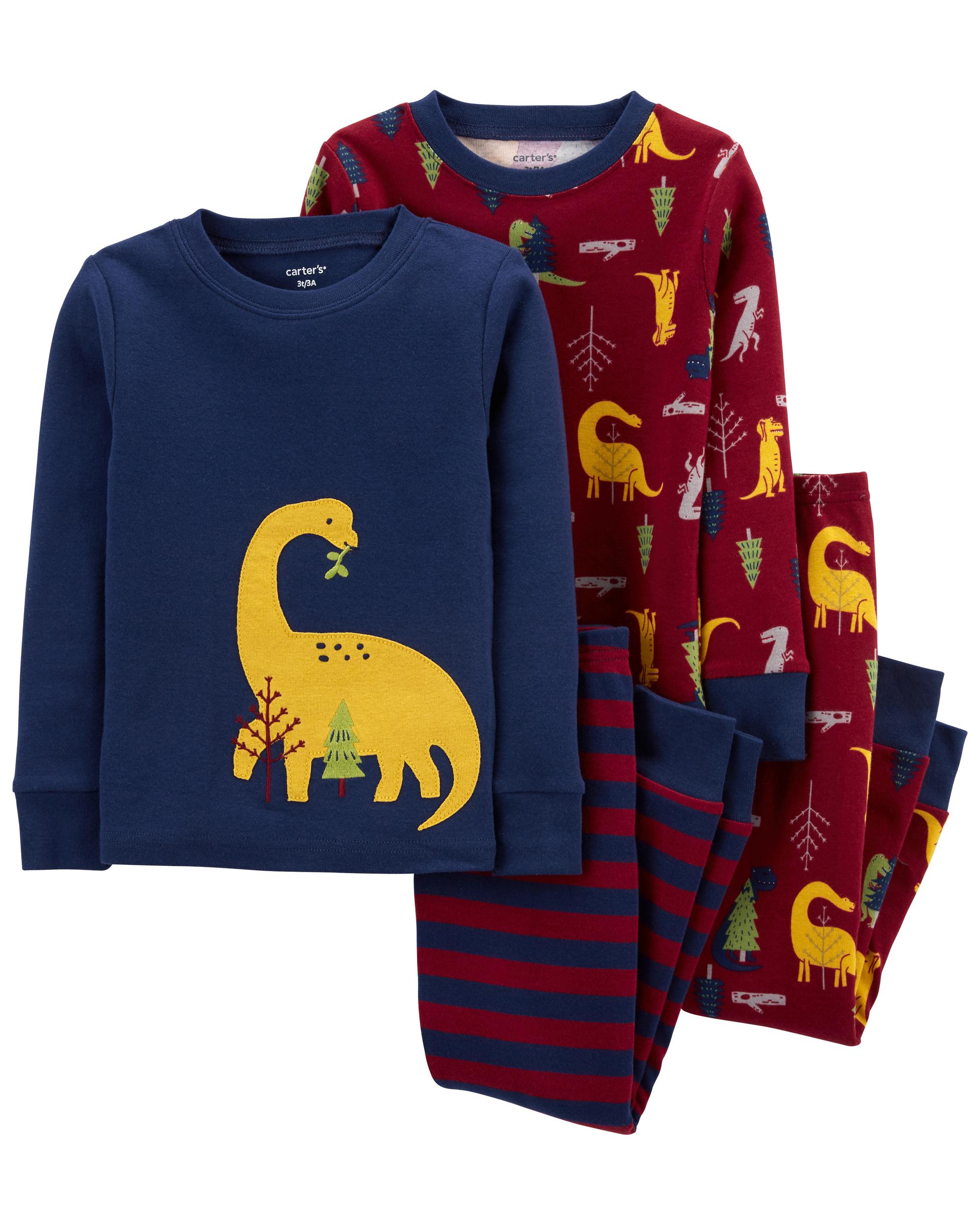 4pc Dinosaur Pj's