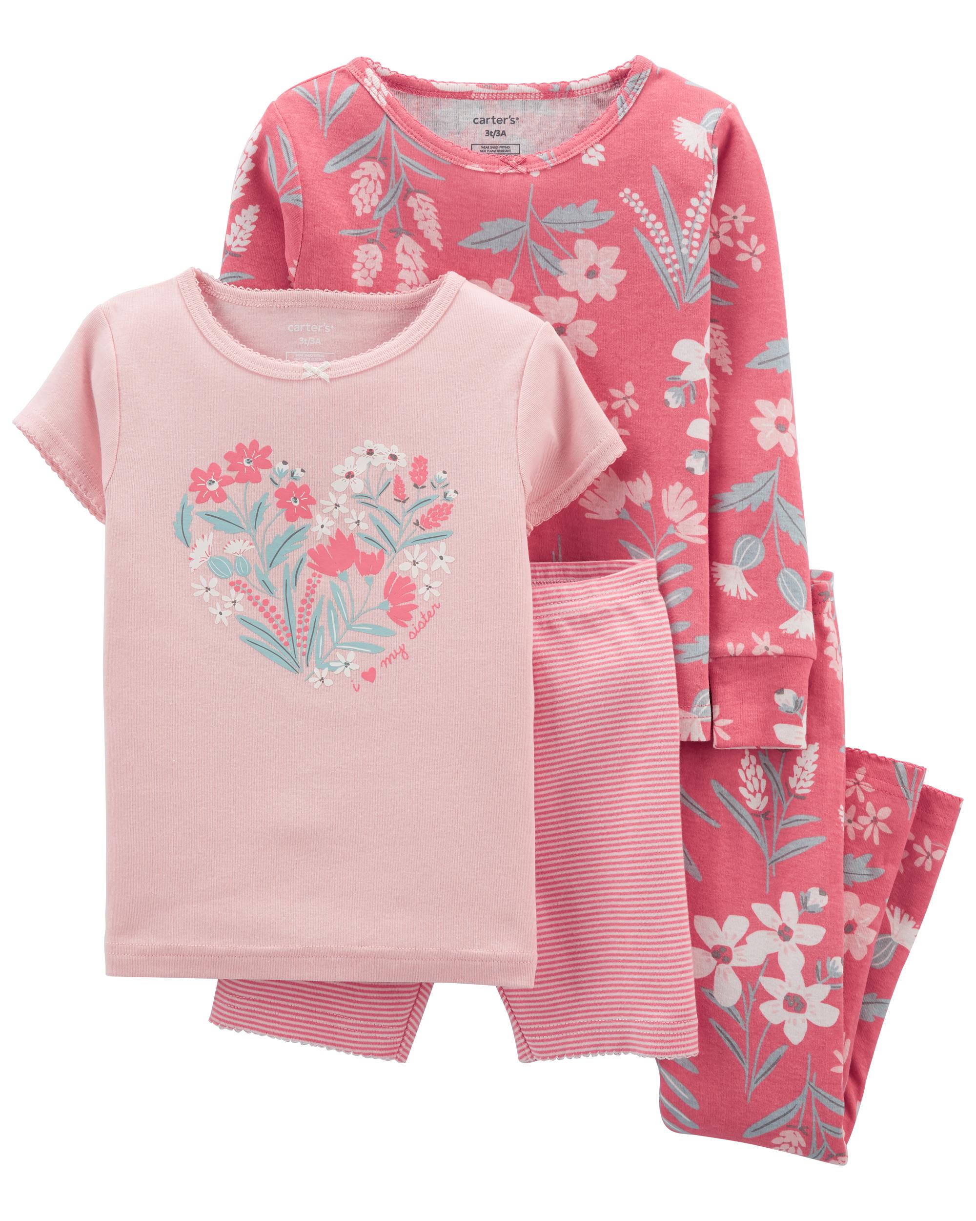 4pc Floral Pj's