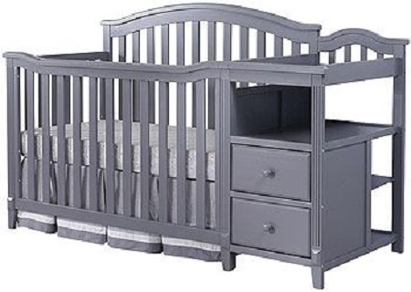 Berkley Crib N Changer Gray
