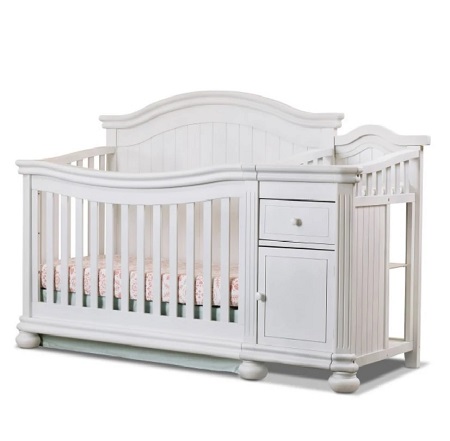 Finley Crib N Changer White