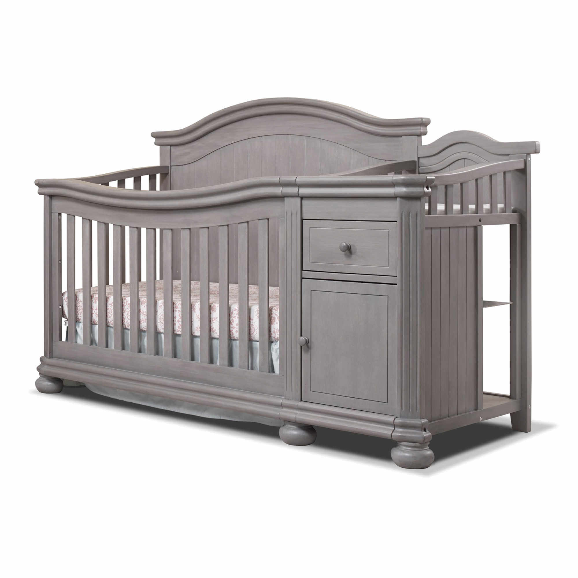 Finley Crib n Changer WGray