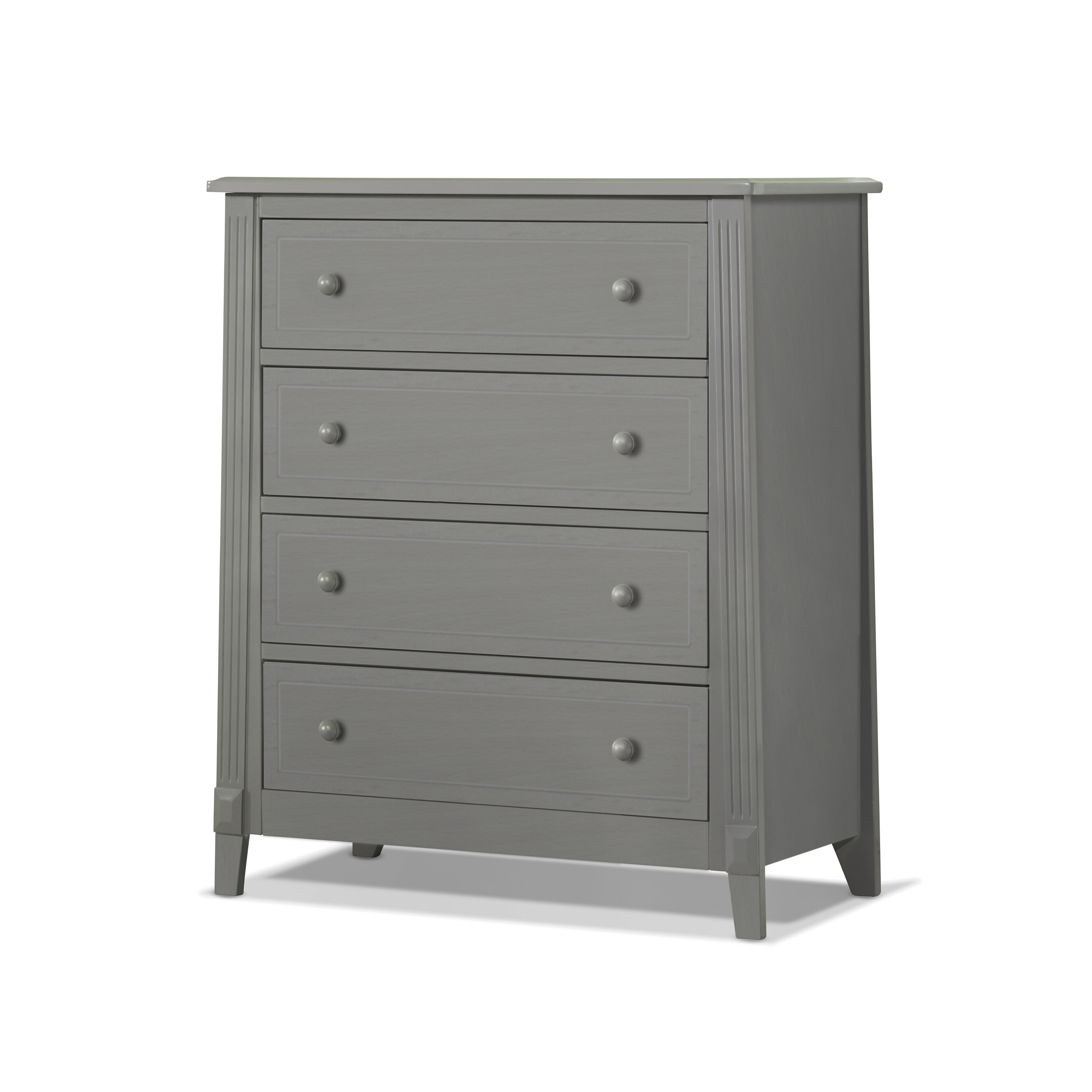 Berkley 4 Drawer Dresser Gray