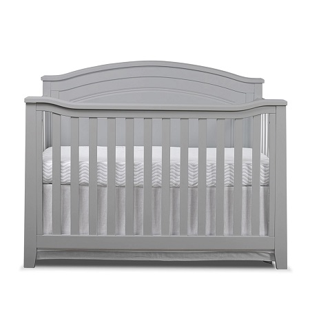 Berkley Round Top Crib-Gry