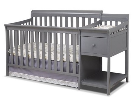 Florence Crib N Changer Gray