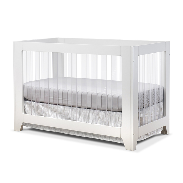 Soho Acrylic Crib w Tod Rail