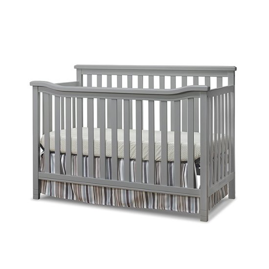 Berkley Flat Top Crib Gray