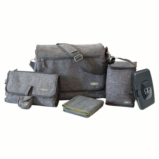 Ultra Heather GreyDiaper Bag