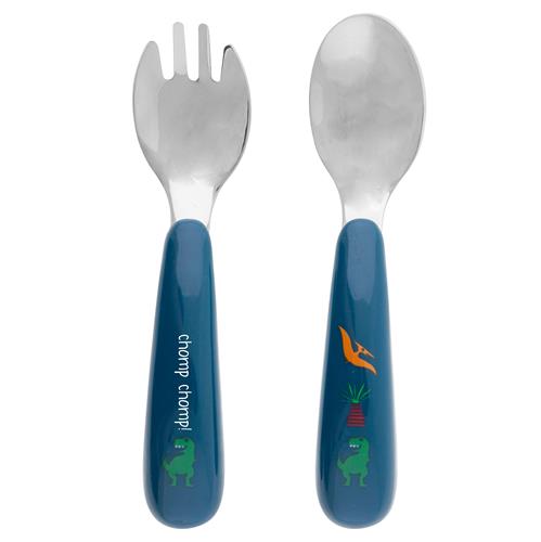 SS Spoon & Fork Set Dino