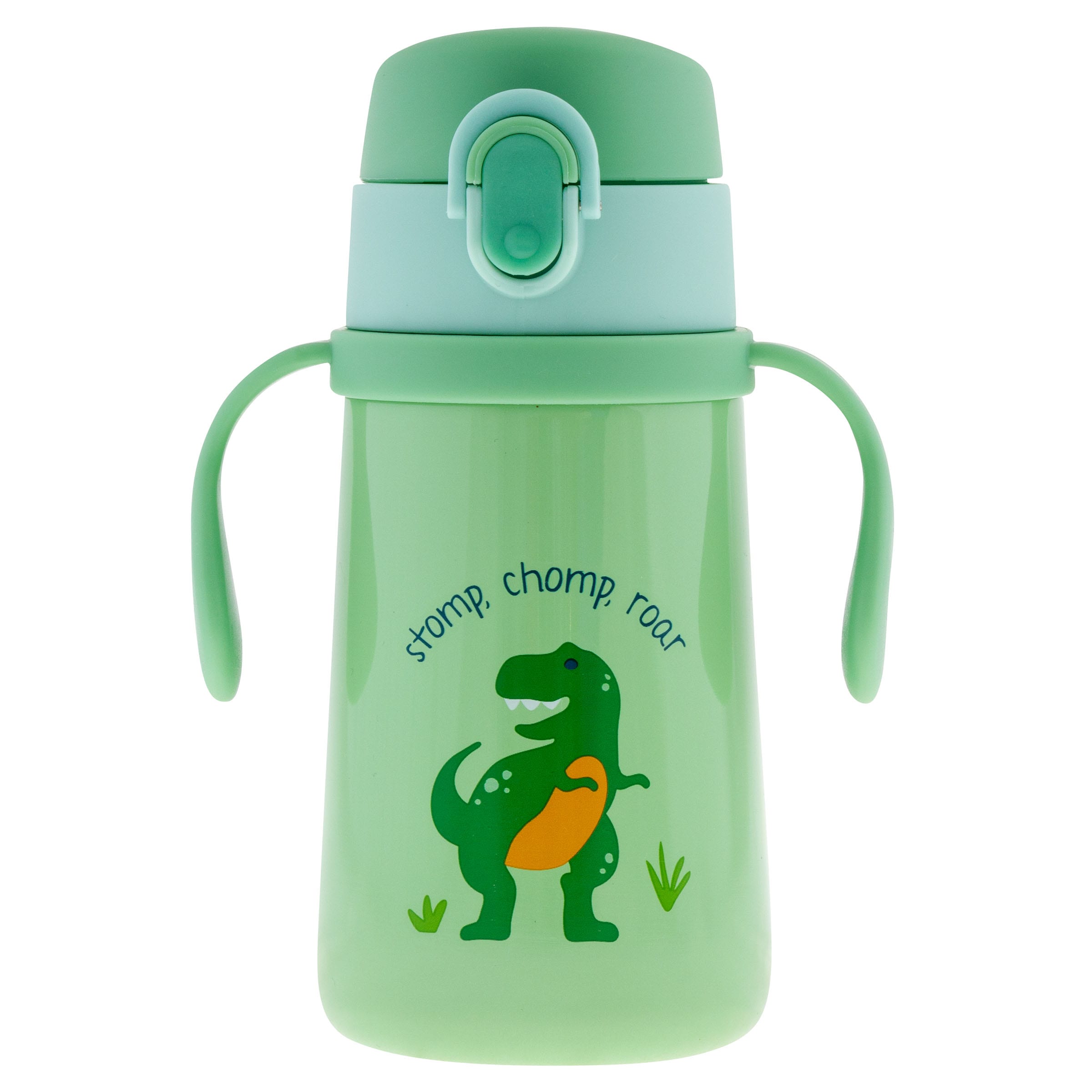 SS Bottle w Handle Dino