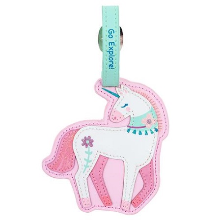 LUGGAGE TAG PINK UNICORN (S20)