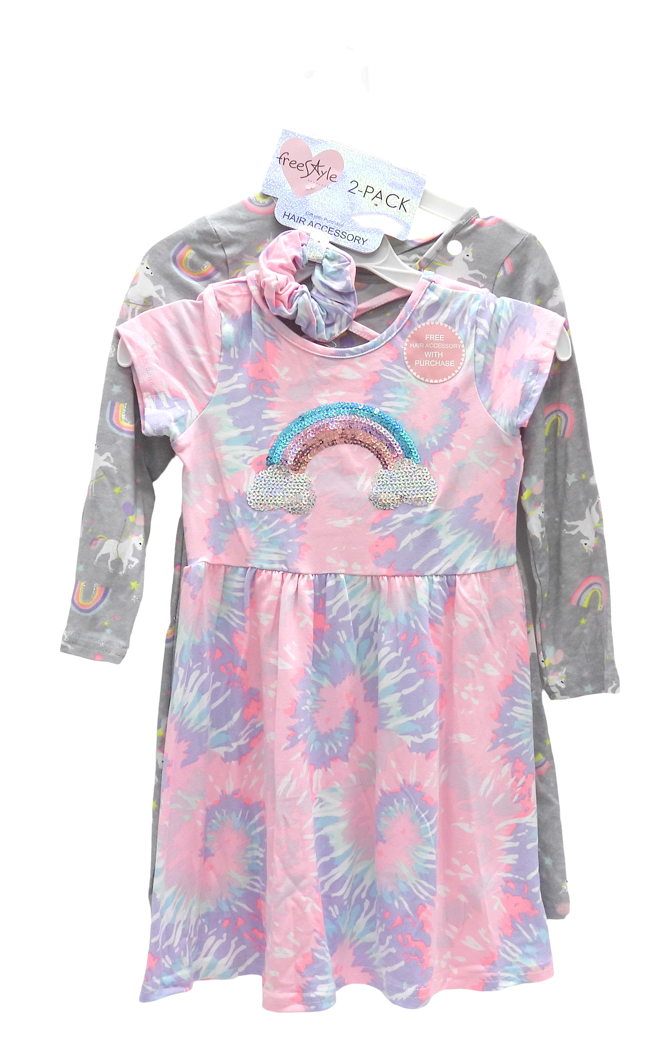 2PK LOVE UNICORNS DRESSES