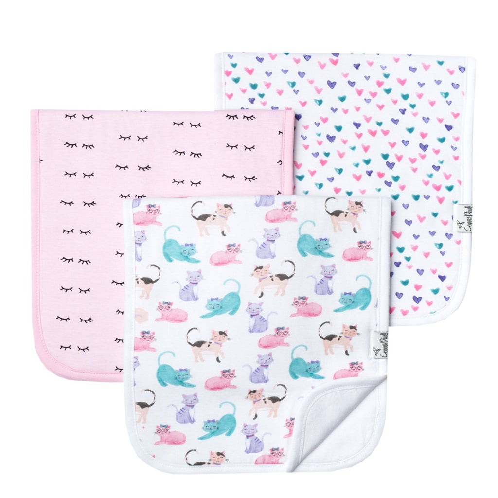 Sassy Burp Cloth Set 3pk