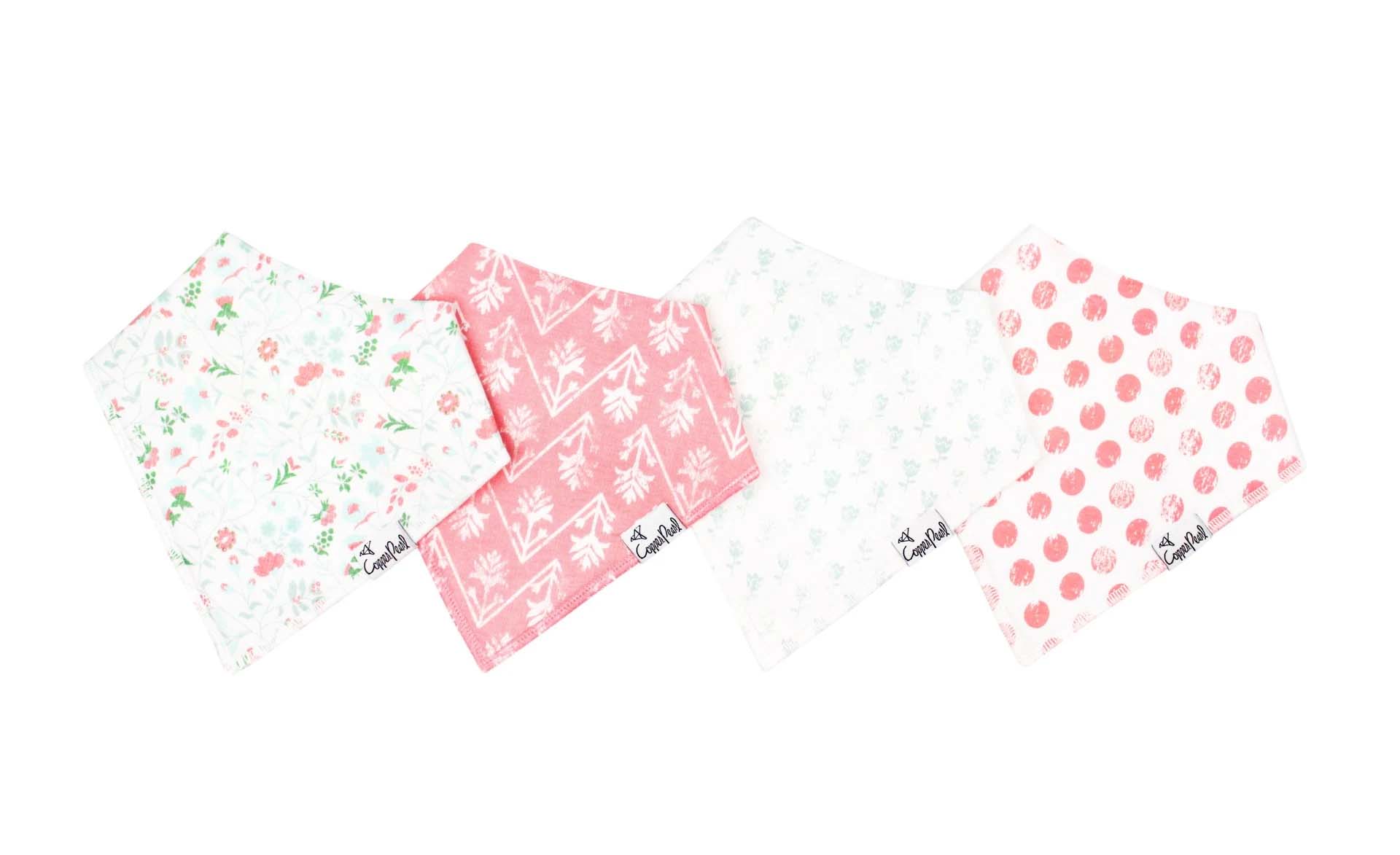 CLAIRE BANDANA BIB SET 4PK