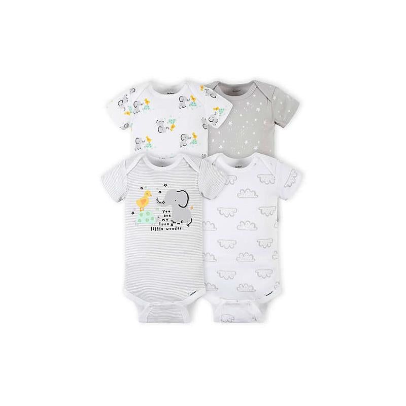 GB 4pk Onesies Baby Animals