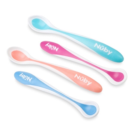4PK NEW MODERN SOFT TIP SPOON