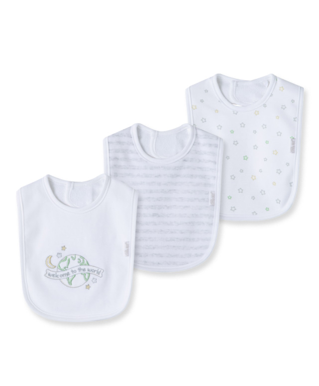 World 3pk Bibs