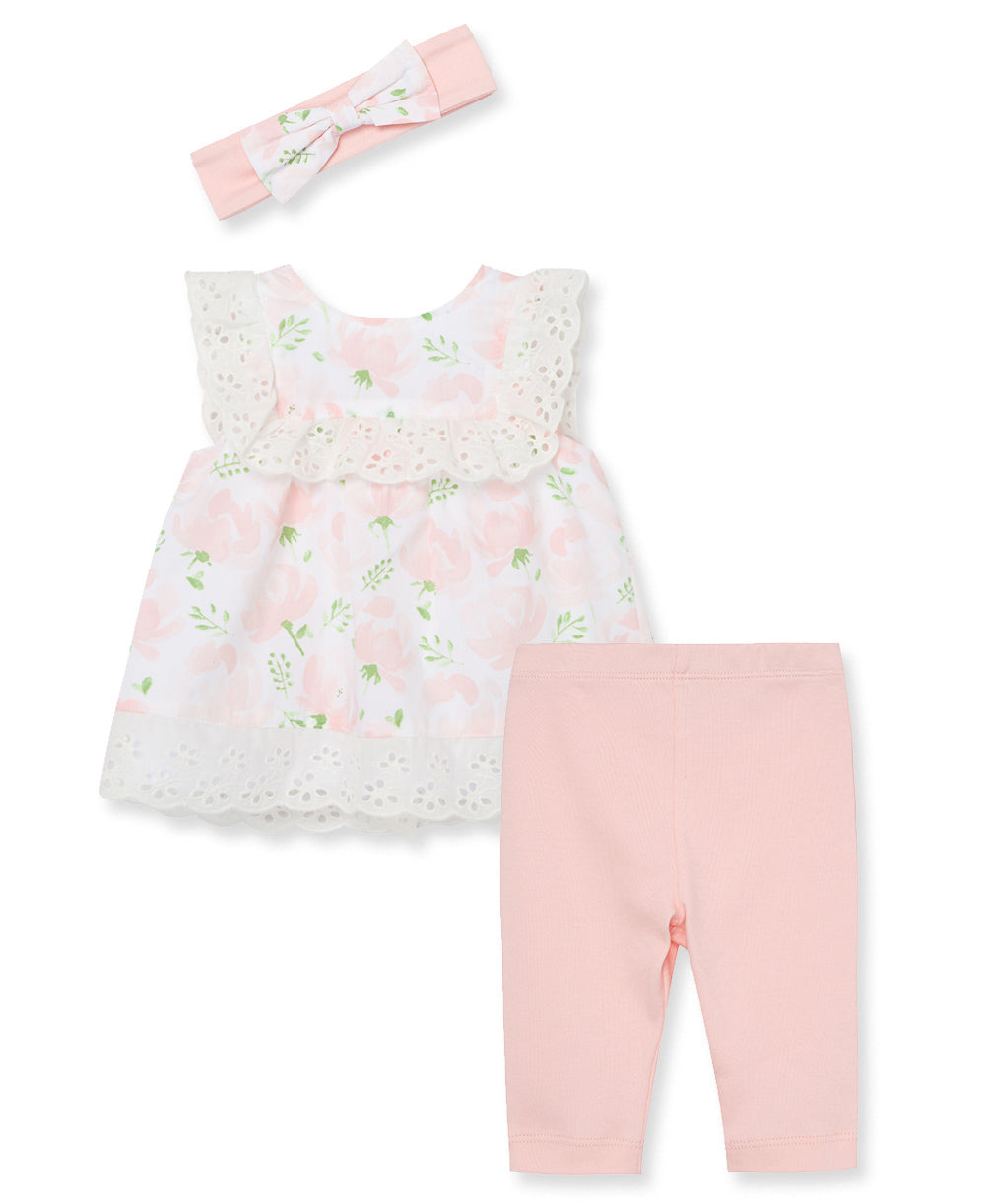Floral Eyelet Set