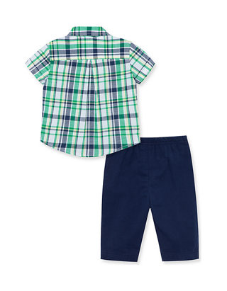 PLAID PANT SET
