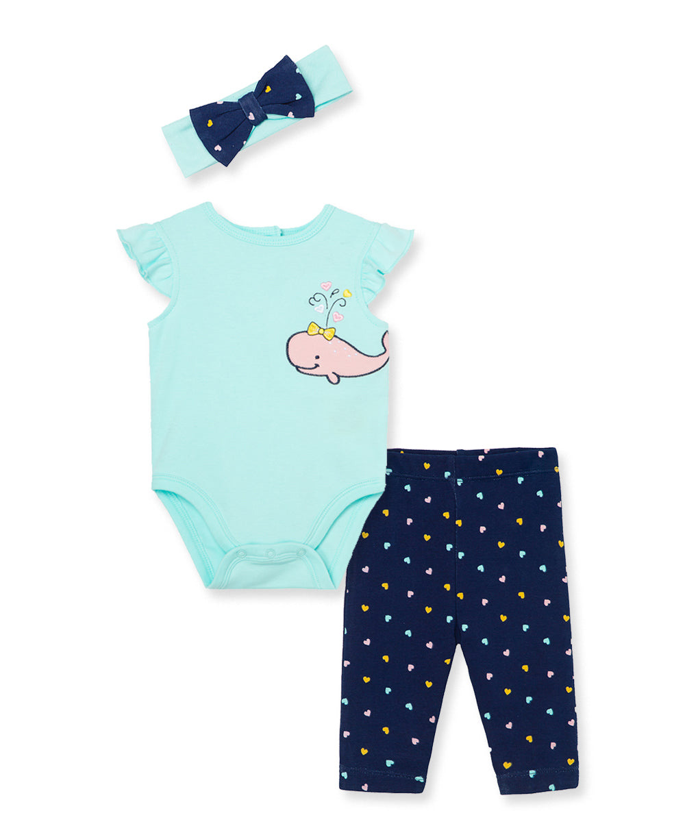 Whale Pant Set
