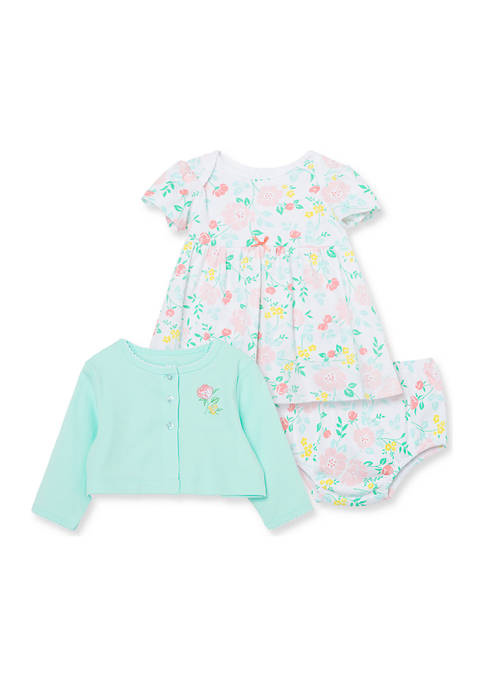 Stencil Floral Dress Set